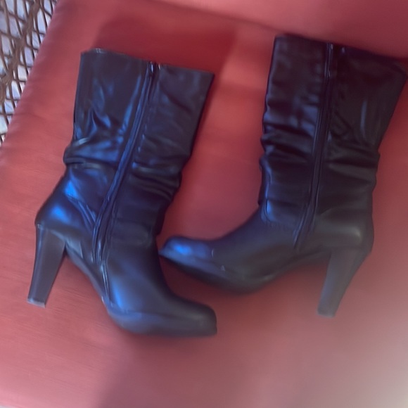 Arizona black heeled boots - Picture 6 of 10